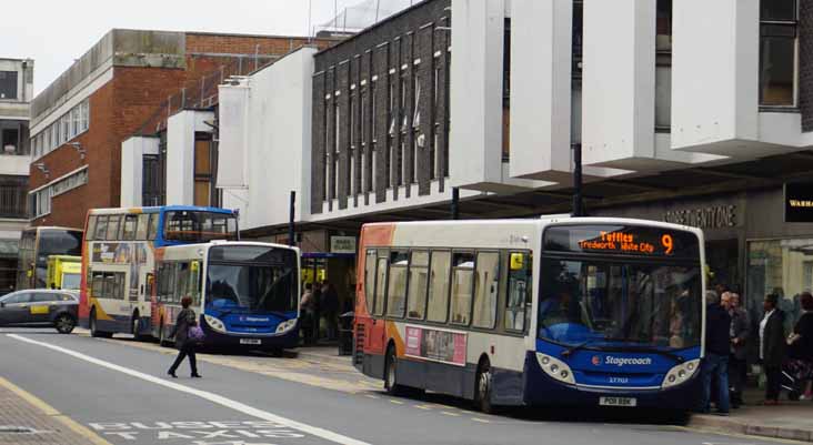 Stagecoach West Alexander Dennis Enviro300 27707 & 27708